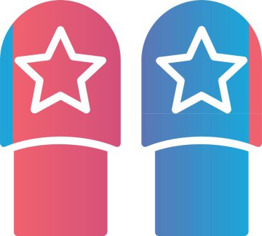 Slippers Vector Icon Design