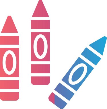 Crayon Vector Icon Design