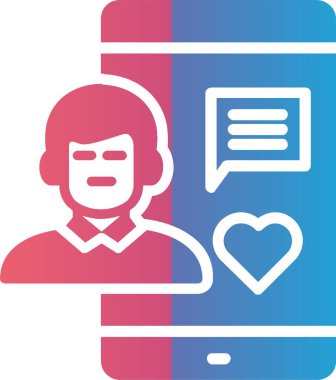 Social Media Addiction Vector Icon Design