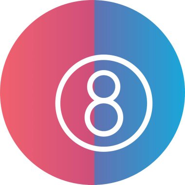 Billiard Vector Icon Design