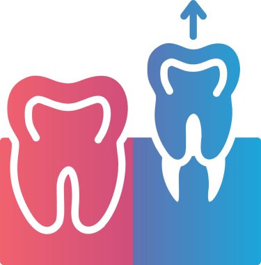 Diş Sil Vektör Simgesi Tasarımı