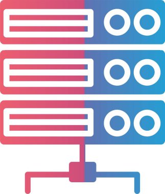 sunucu vektör simgesi tasarımı