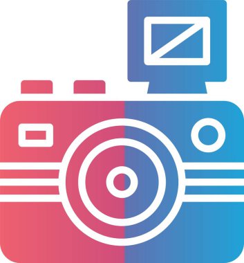 Lomografi Vektör Simgesi Tasarımı