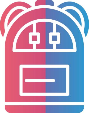 Backpack Vector Icon Design