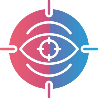 Hedef Vektör Simgesi Tasarımı