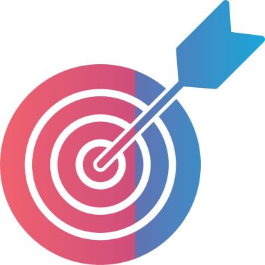 Hedef vektör simgesi tasarım