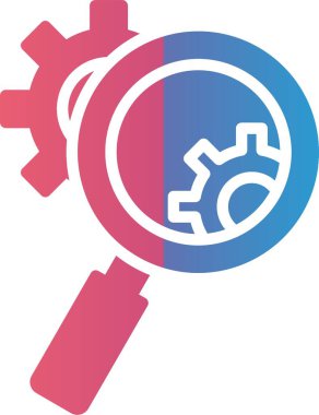 Arama Motoru Vektör Simgesi Tasarımı