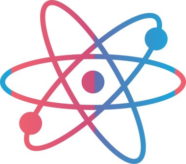 Nükleer Güç Sembol Vektör Simgesi Tasarımı