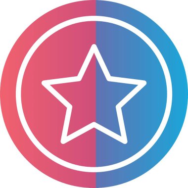 Vektör yıldız simgesi tasarım