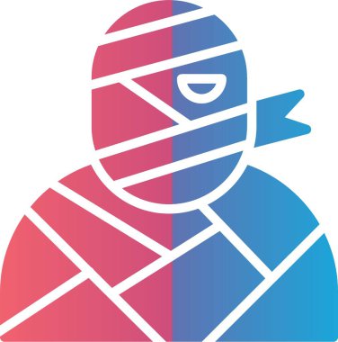 Mumya Vektörü Simgesi Tasarımı