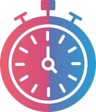 Stopwatch Vector Icon Design