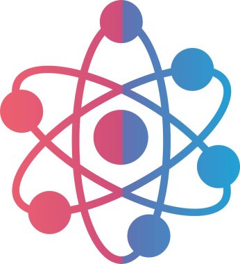 Atoms Vector Icon Design