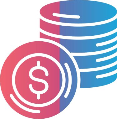 Coins Vector Icon Design