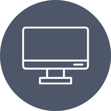 Monitor Vector Icon Design