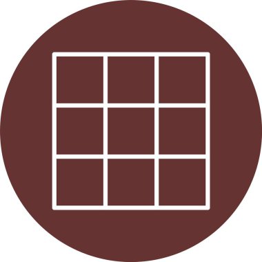 Rubik Küp Vektör Simgesi Tasarımı