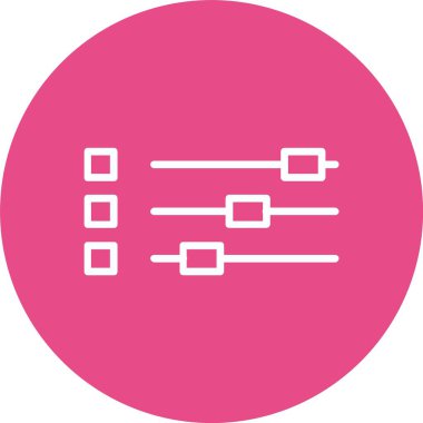 Sliders  Vector Icon Design