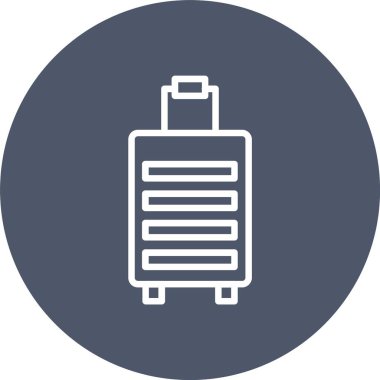 Suitcase Vector Icon Design