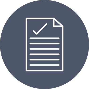 mark vektör simgesi tasarımını kontrol et