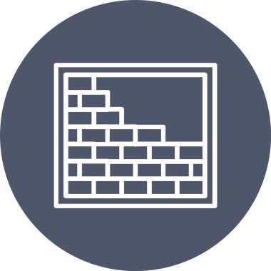 Brick Wall Vector Icon Design