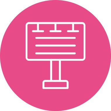 Billboard Vector Icon Design