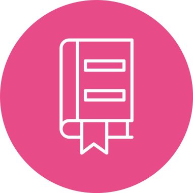 Kitap Vektörü Simgesi Tasarımı