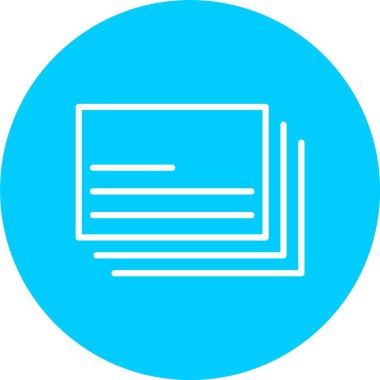 Slayt Vektörü Simgesi Tasarımı