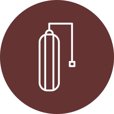 Kum Torbası Vektör Simgesi Tasarımı