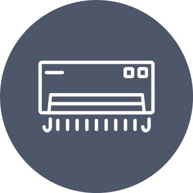 Klima vektör simgesi tasarımı