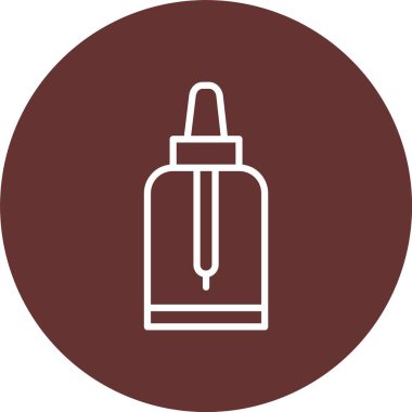 Organik Yağ Vektörü Simgesi Tasarımı