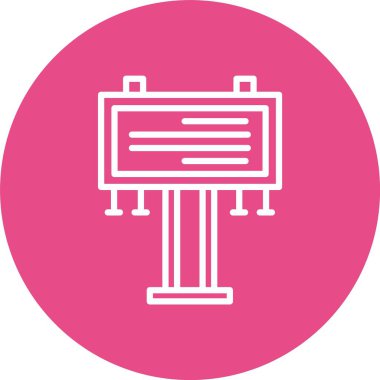 Billboard Vector Icon Design