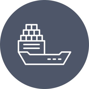 vektör simgesi tasarım gemi