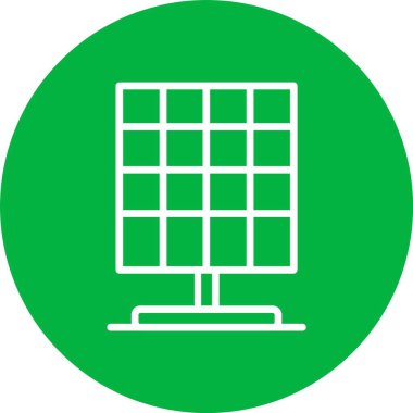 Solar Panel Vector Icon Design