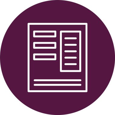 Layout Vector Icon Design