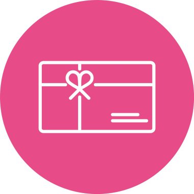 Hediye Kart Vektör Simgesi Tasarımı