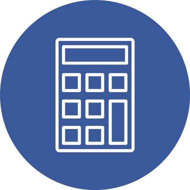 Hesap makinesi vektör simgesi tasarım