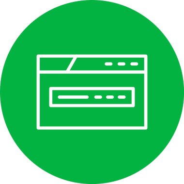 Web Browser Vector Icon Design