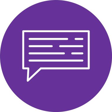 İleti vektör simgesi tasarım