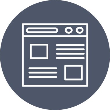 Blog Vector Icon Design