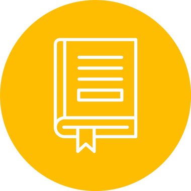 Kitap Vektörü Simgesi Tasarımı