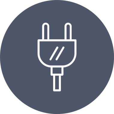 Electric Plug Vector Icon Design