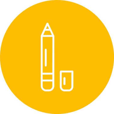 Lip Liner Vektör Simgesi Tasarımı
