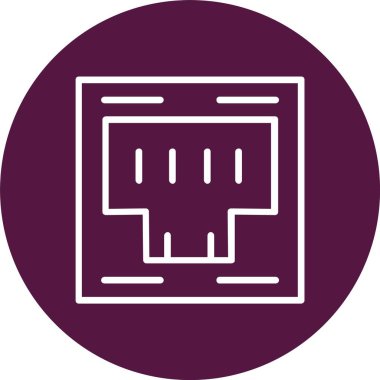 Rj45 Vector Icon Design
