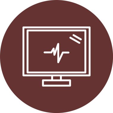 Monitor Vector Icon Design