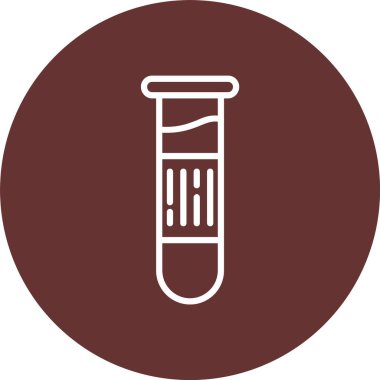 Test Tube Vector Icon Design