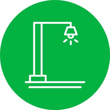 Street Lamp Vector Icon Design