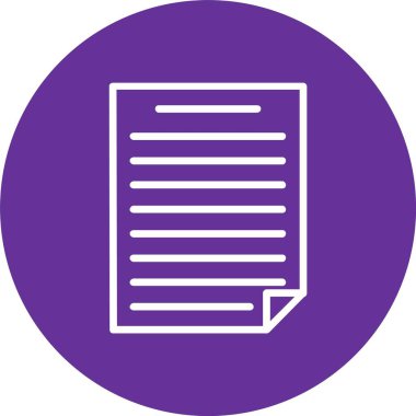 Memo Vector Icon Design