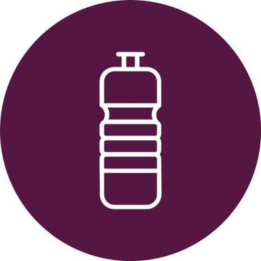 Water Bottle Vector Icon Design