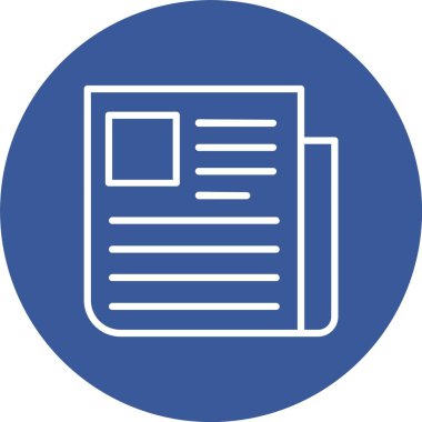 Newspaper Vector Icon Design