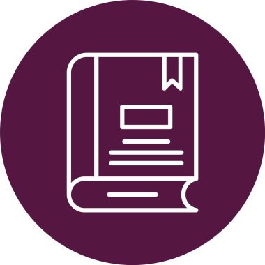 Kitap Vektörü Simgesi Tasarımı