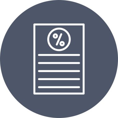 Percentage Vector Icon Design